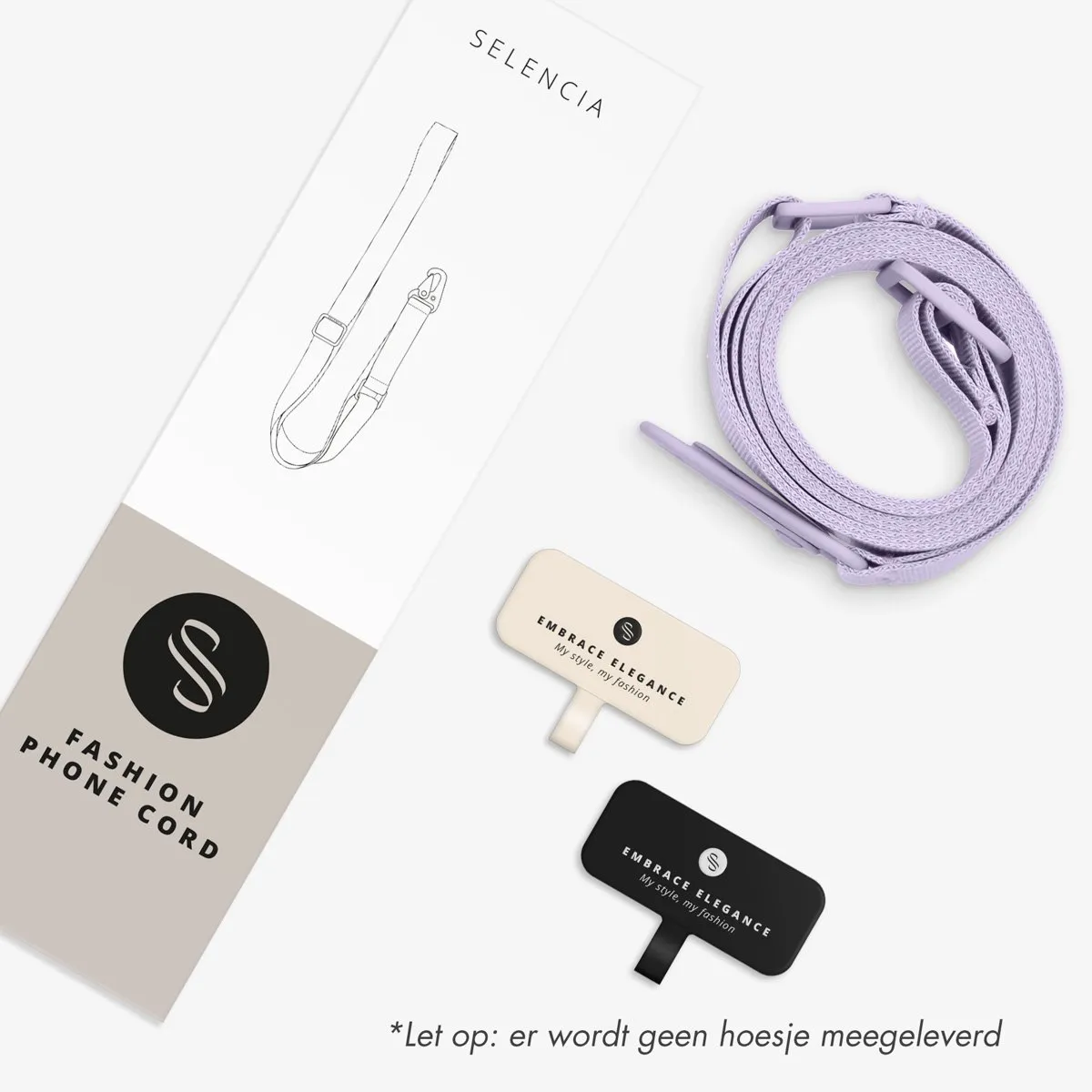 Selencia Universeel Telefoonkoord SH00063056 - Paars
