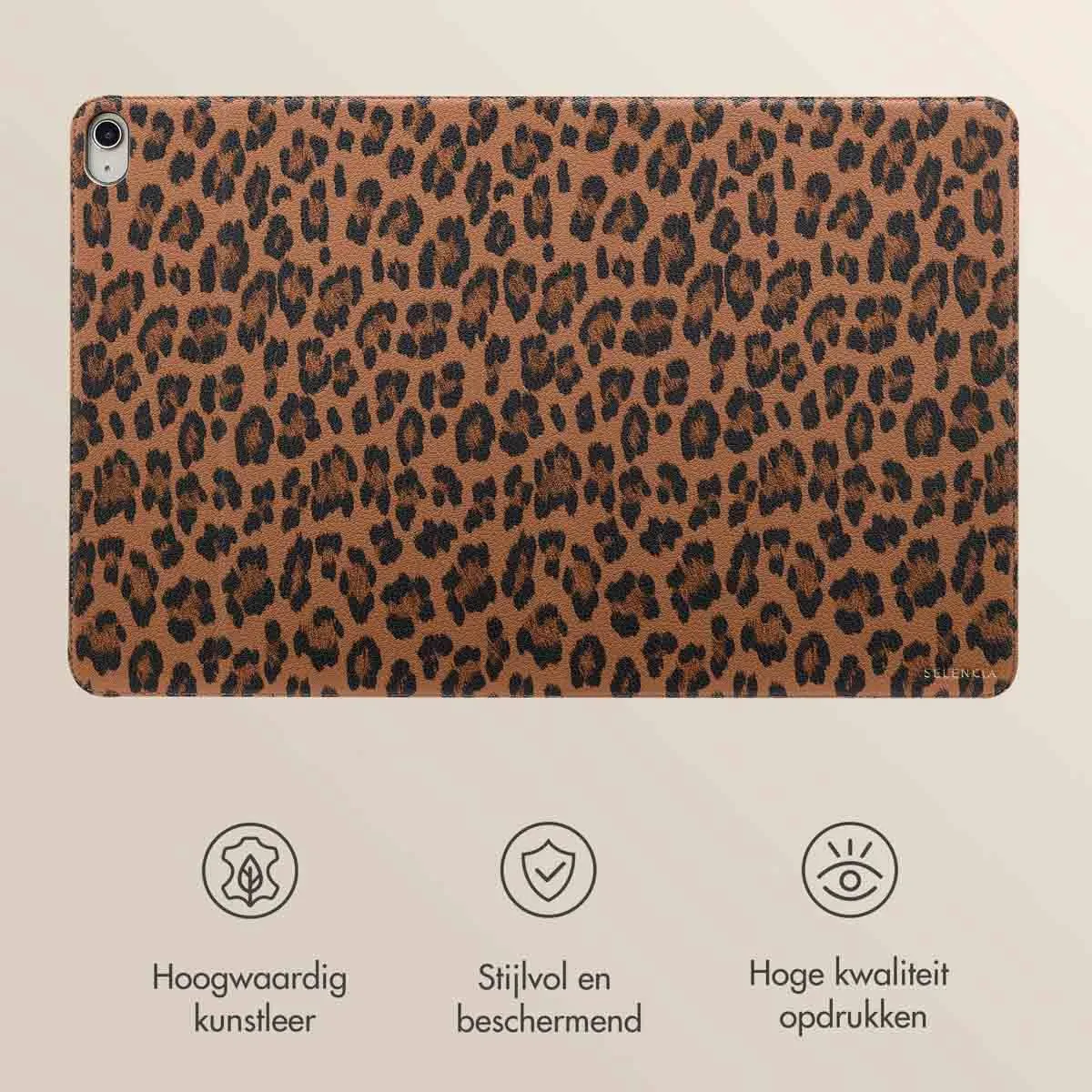 Selencia Tablethoes SH00084467 - iPad Air 11" - Bruin