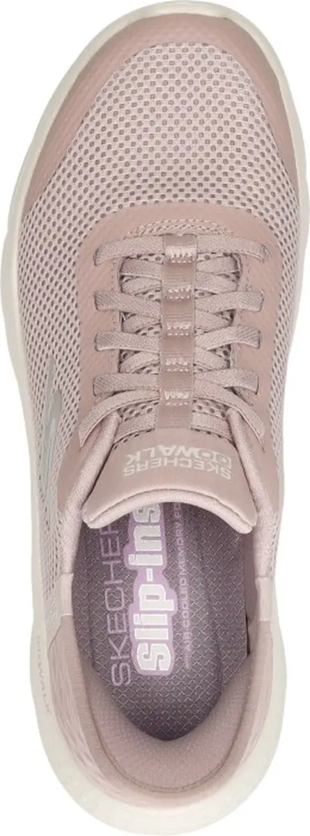 Skechers GO WALK FLEX Grand Entry Dames Sneakers - Paars - afbeelding 6 van 6