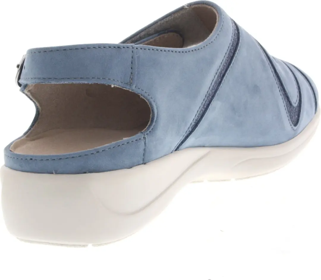 Solidus Lia 73043-80447 Dames Sandalen - 36.5 - Jeansblauw - afbeelding 4 van 6