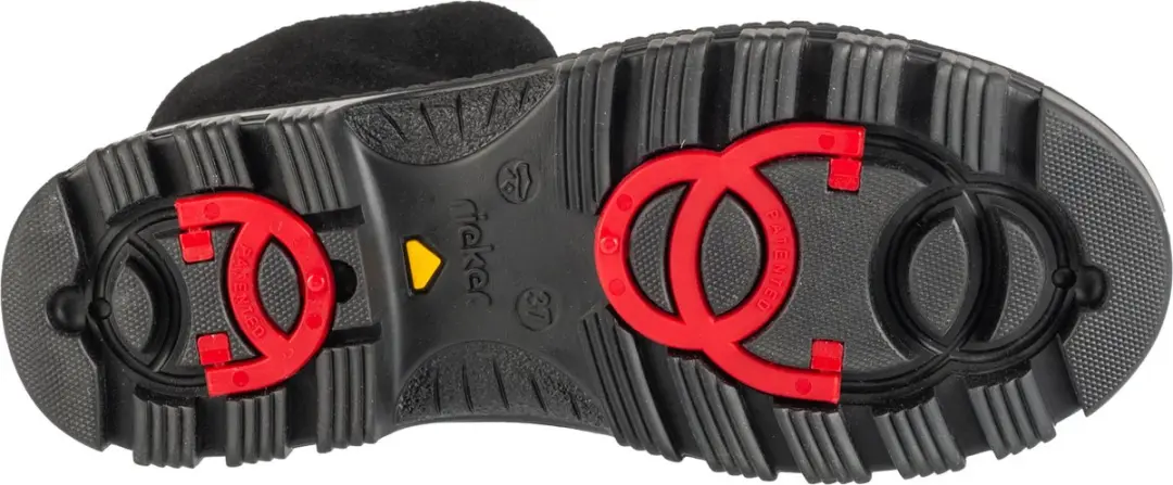 Rieker X8250 Booties - Vrouwen Laarzen 36 - Zwart