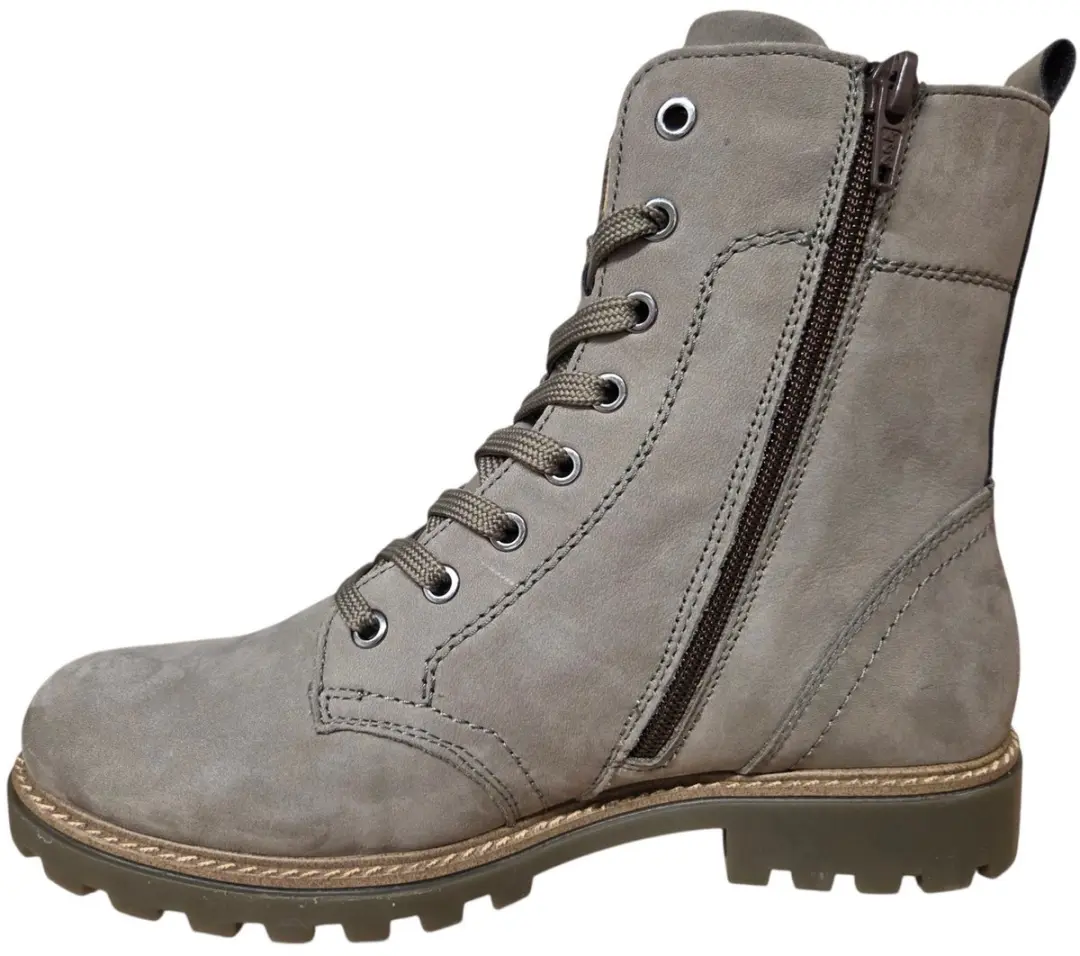 Remonte D8489-42 Enkellaarzen - Grijs Leer - 42