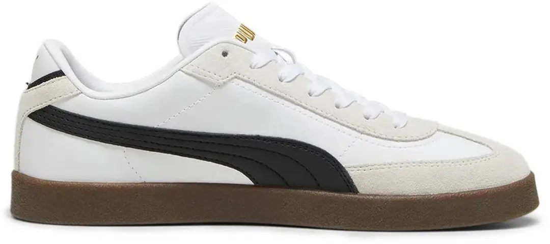 PUMA Club II Era Unisex Sneakers - Wit/Zwart/Grijs - afbeelding 4 van 6