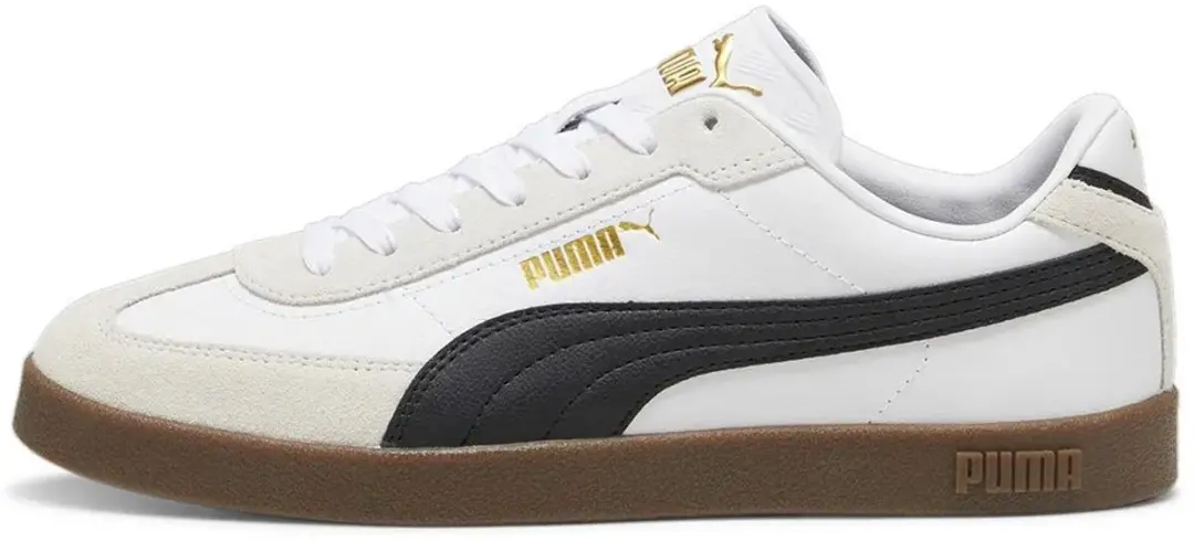 PUMA Club II Era Unisex Sneakers - Wit/Zwart/Grijs - afbeelding 2 van 6