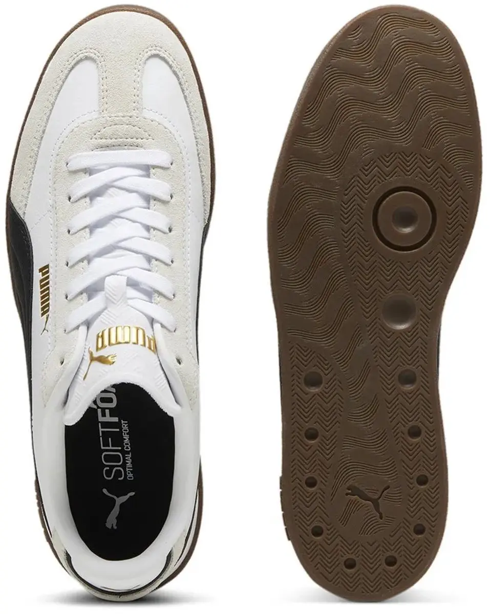 PUMA Club II Era Unisex Sneakers - Wit/Zwart/Grijs - afbeelding 3 van 6