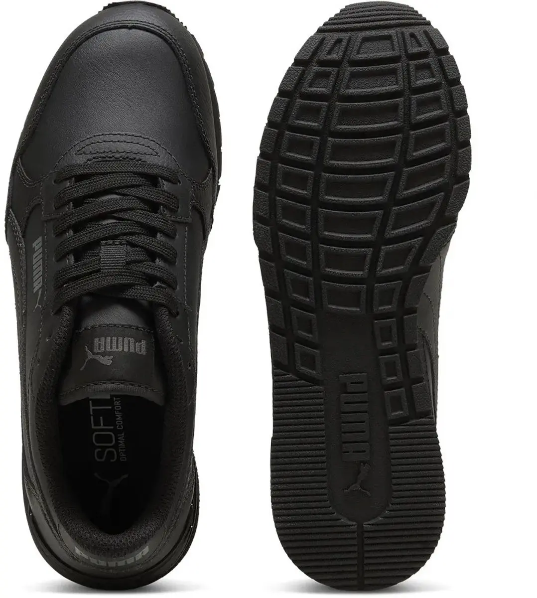 PUMA St Runner v4 Low Kinderschoenen - 38 - Black-Shadow Gray - afbeelding 4 van 6