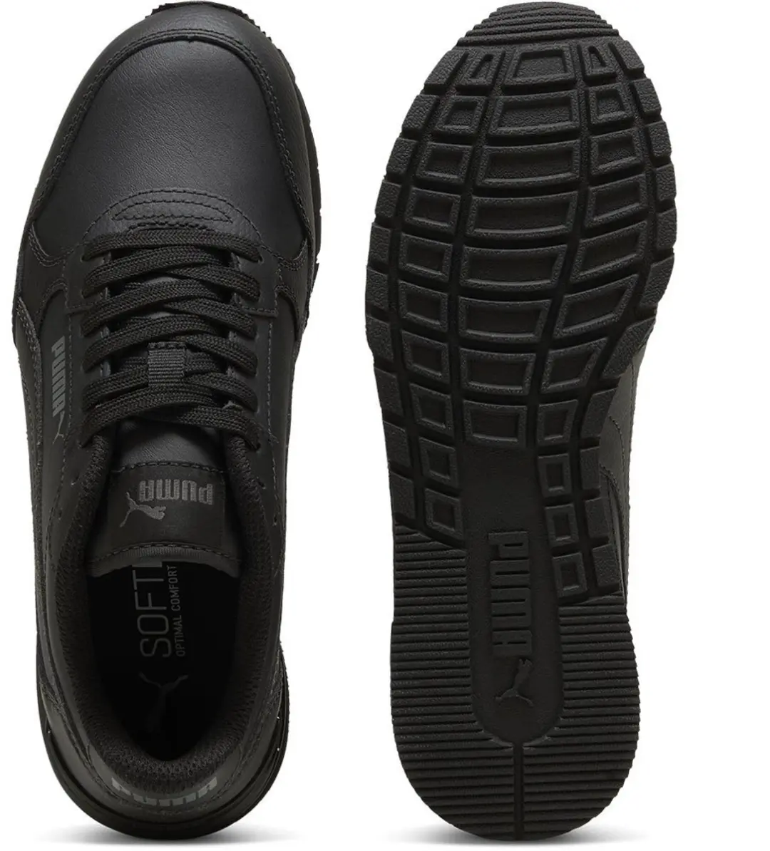 PUMA St Runner v4 Low Kinderschoenen - 38 - Black-Shadow Gray - afbeelding 3 van 6