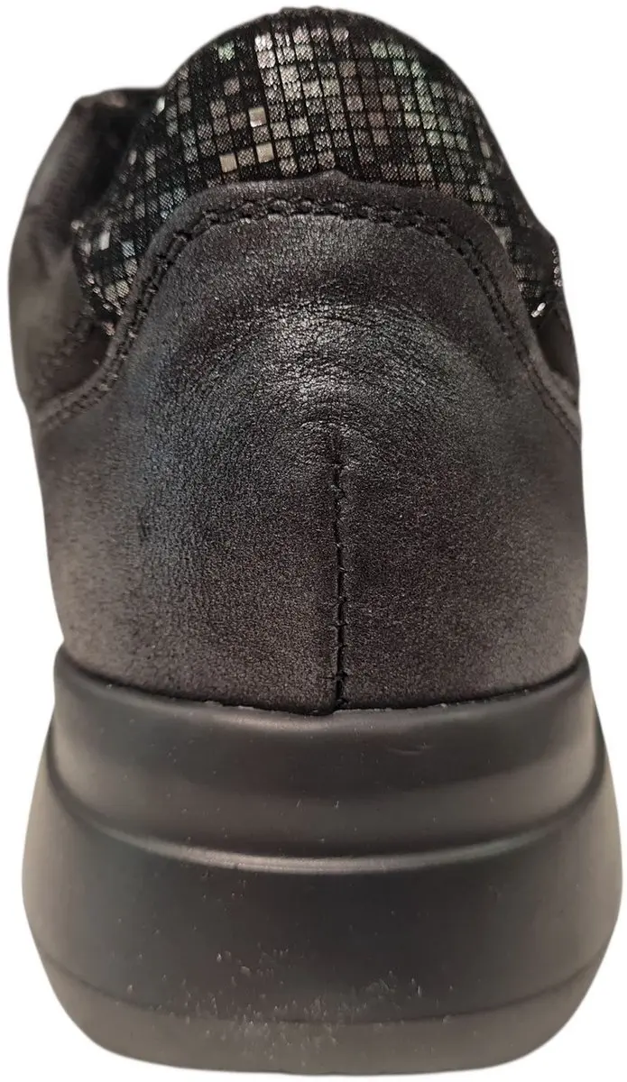 Waldläufer K Funky Sneakers Dames - Leer - Zwart - 37,5 - afbeelding 2 van 6