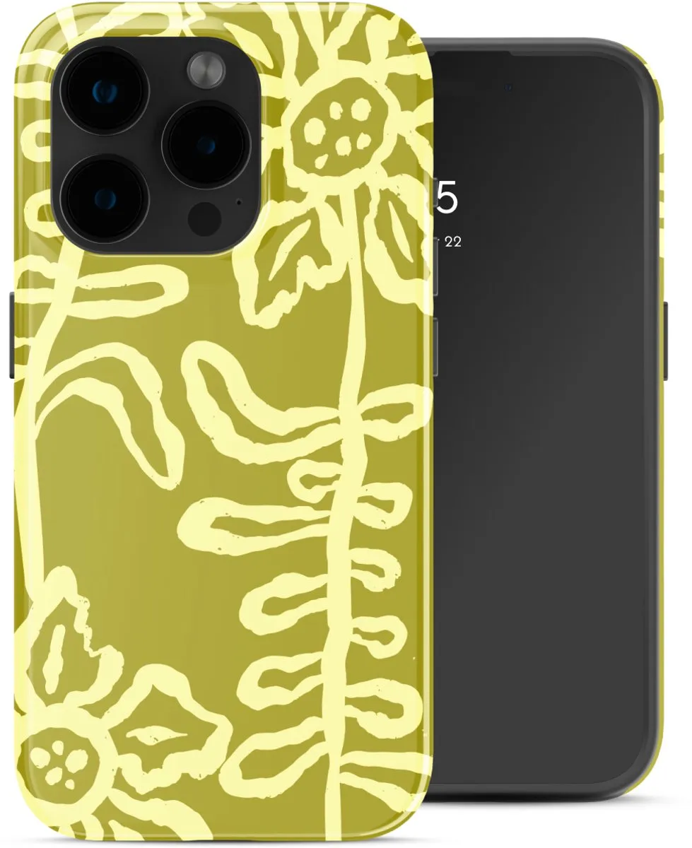 Selencia Hoesje iPhone 15 Pro Chalky Bloom