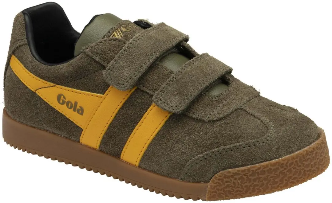 Gola Harrier Kindertrainers - Geel/Groen - 26 - afbeelding 4 van 6