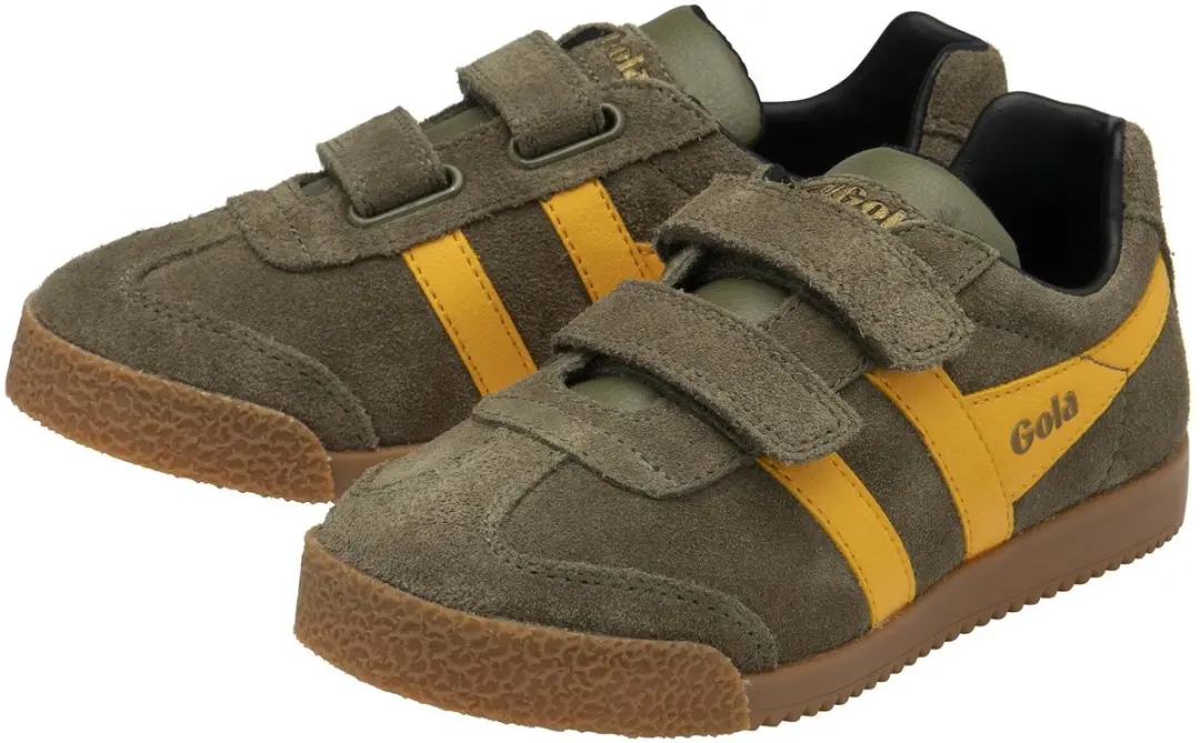 Gola Harrier Kindertrainers - Geel/Groen - 26 - afbeelding 2 van 6