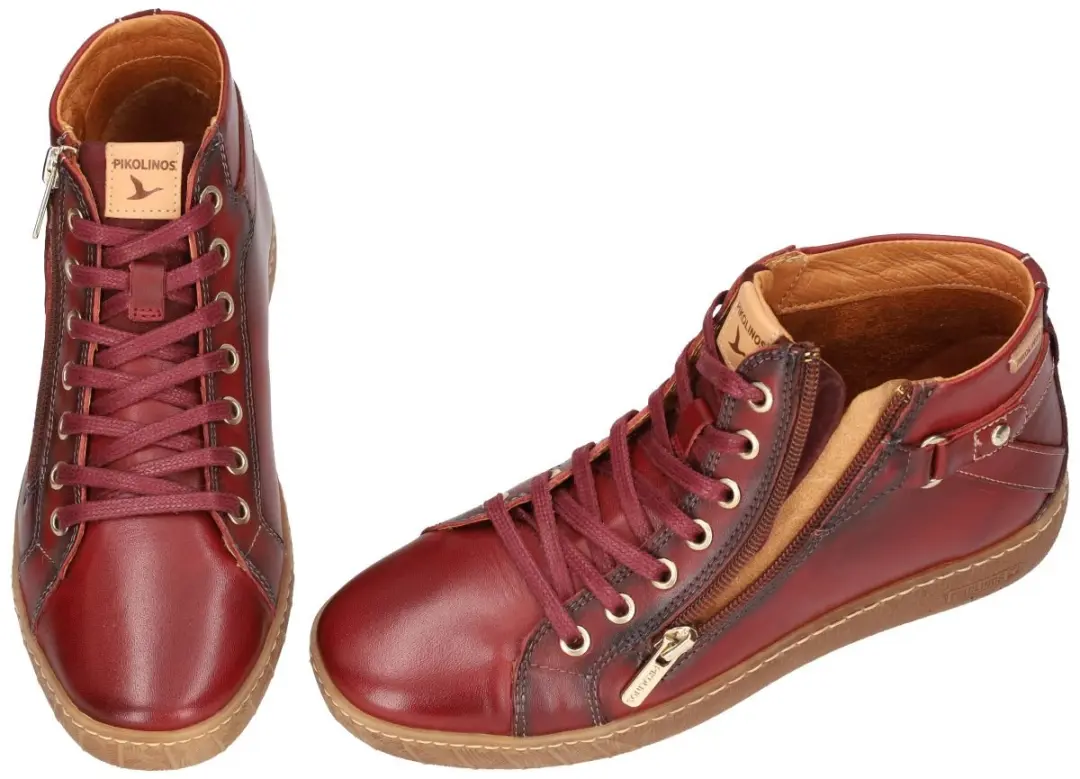 Pikolinos Lanzarote W7B-8868C1 Dames Sneakers - Bordeaux - Maat 38 - afbeelding 2 van 4