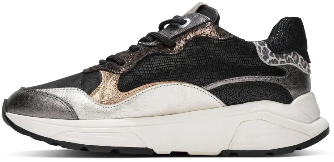 Xsensible Rainbow Sneakers Dames - Maat 39 - Zwart - afbeelding 2 van 6