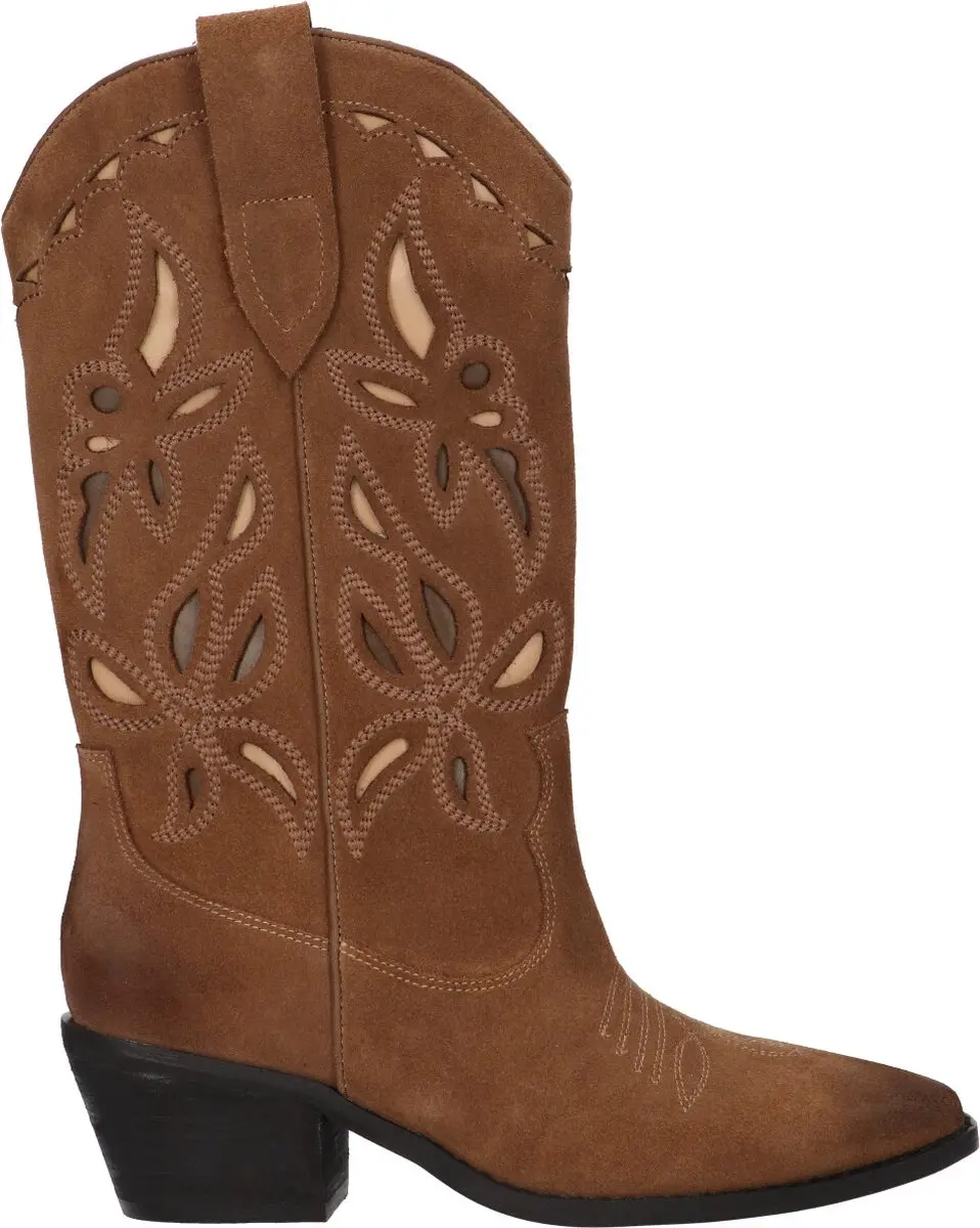La Strada Western Boot Tan Leer