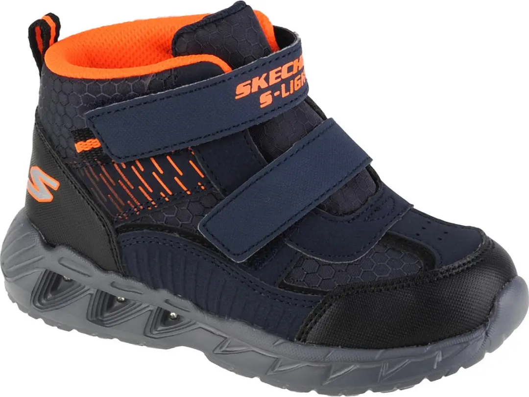 Skechers Magna-Lights-Frosty Fun 401504N-NVBK, voor een jongen, Marineblauw, Laa