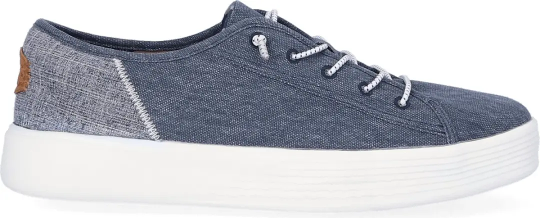 HEYDUDE Cody Craft Linen Heren Sneakers - 40 - Navy - afbeelding 2 van 6