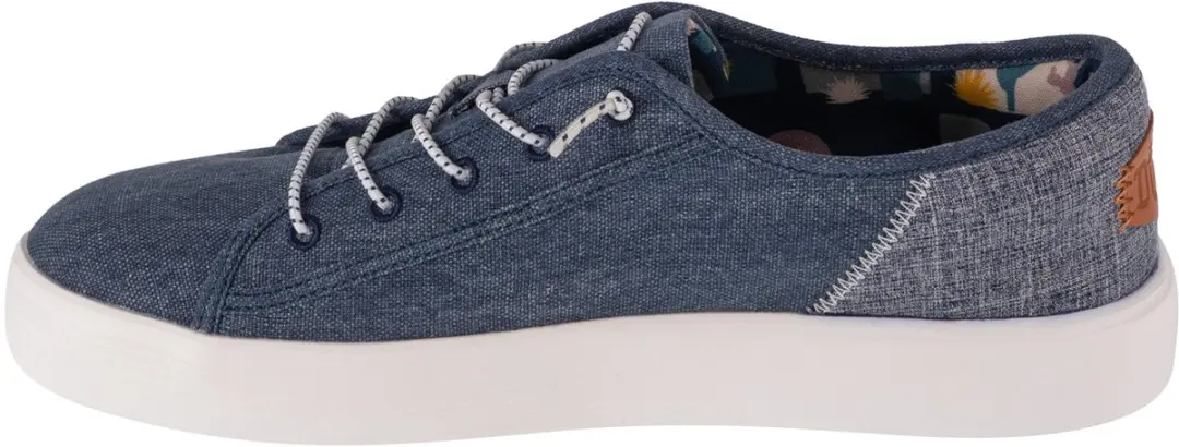 HEYDUDE Cody Craft Linen Heren Sneakers - 40 - Navy - afbeelding 4 van 6