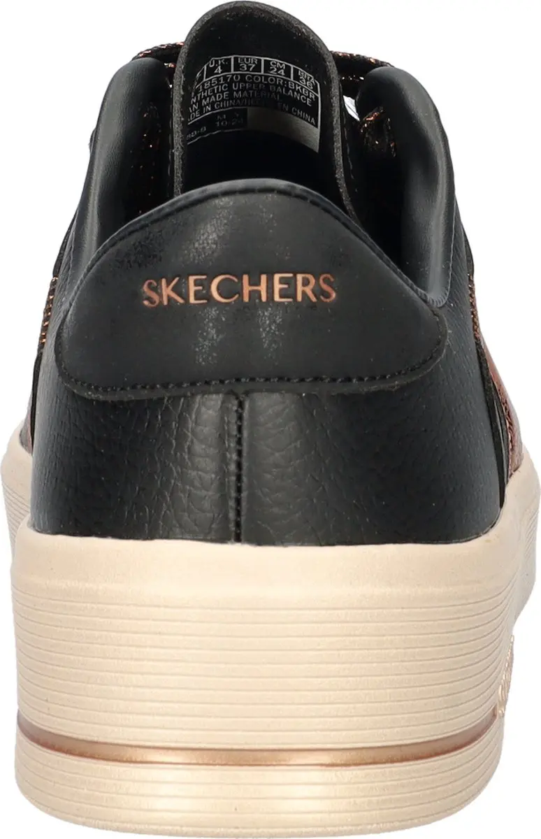 Skechers Hiland Quite Chic Dames Sneakers 106226 - Zwart - afbeelding 6 van 6