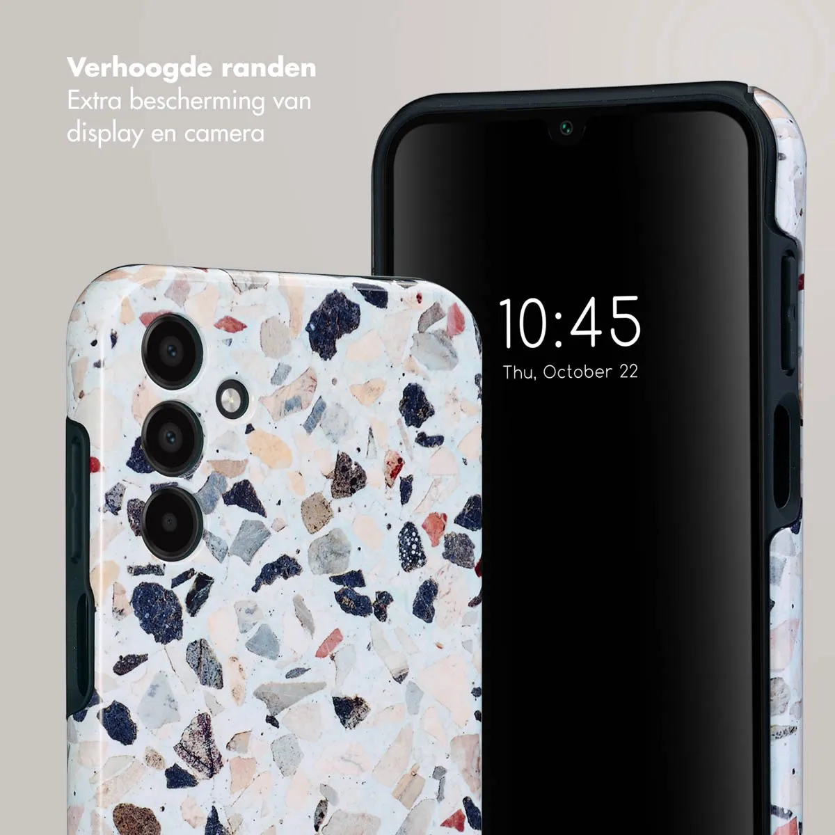 Selencia Hoesje Samsung Galaxy A15 Chic Terazzo