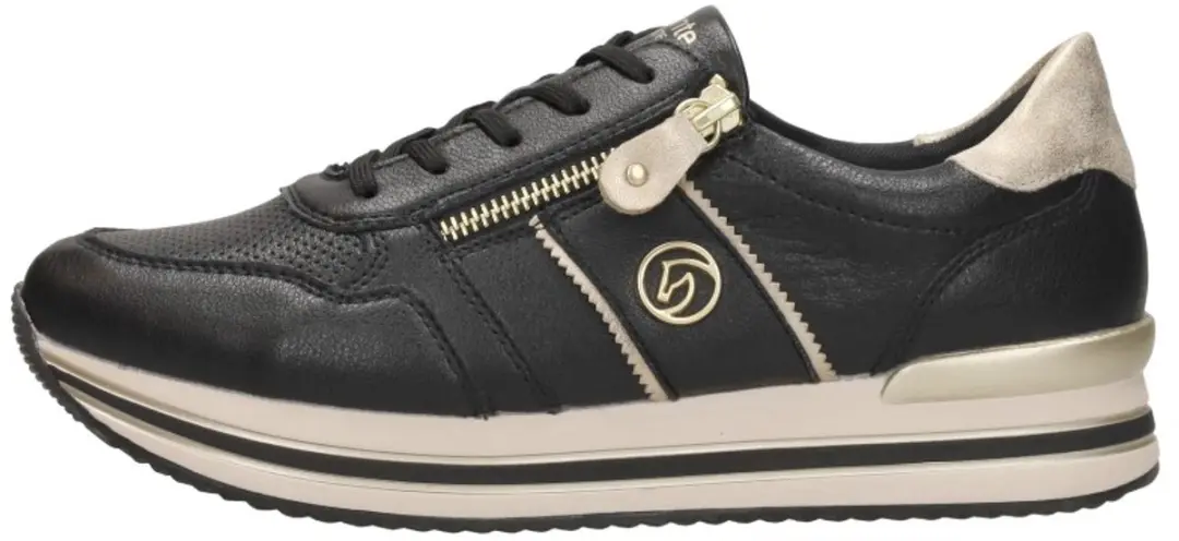 Remonte D1327 Dames Sneakers - Zwart - afbeelding 2 van 6