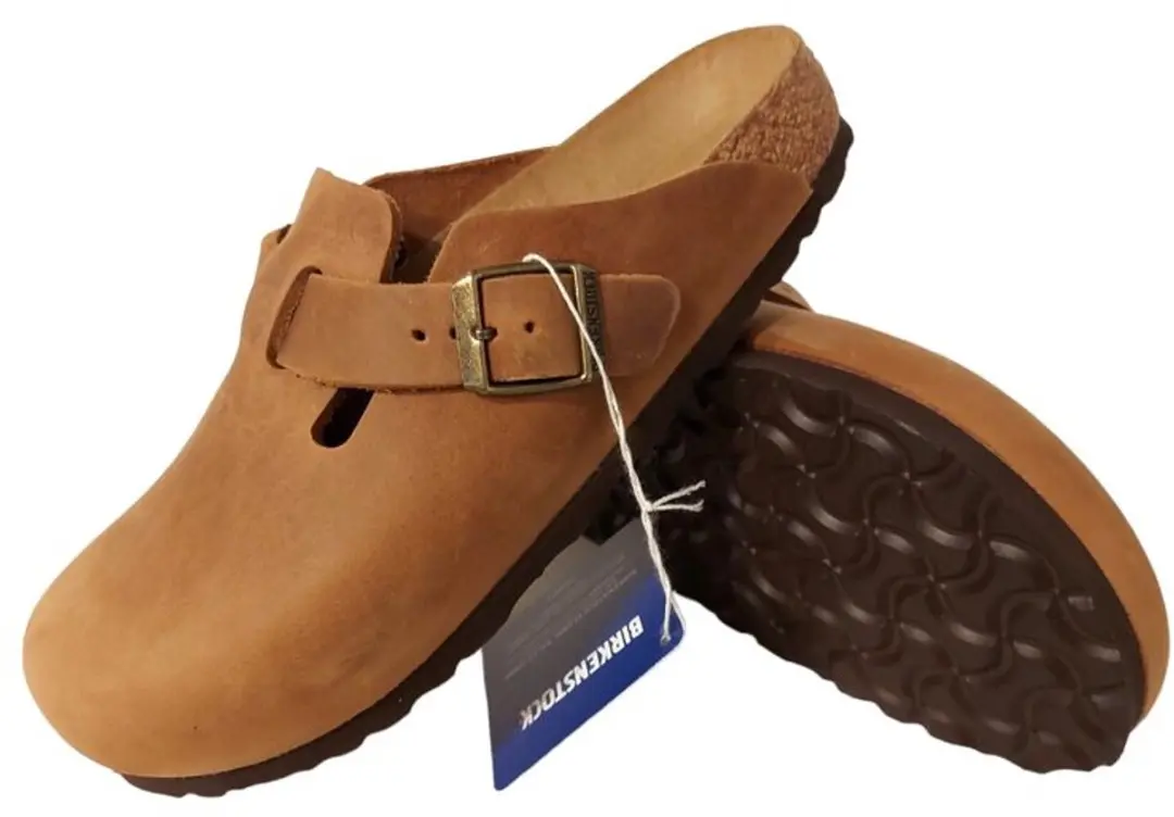 Birkenstock Boston Slippers Cognac - Maat 38 - afbeelding 6 van 6