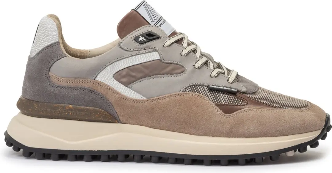 Floris van Bommel NOPPI 18.31 Lage Sneakers - Taupe 44.5 - afbeelding 2 van 6