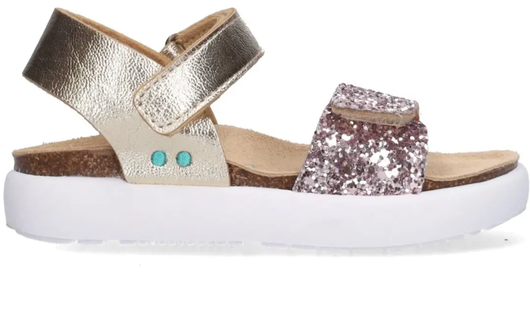 Vanessa Verano Platte Sandalen Meisjes Goud