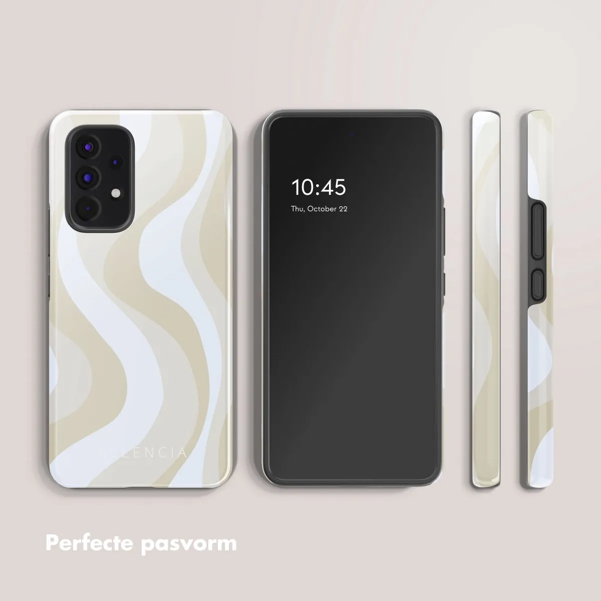 Selencia Hoesje Samsung Galaxy A53 Desert Waves Beige - afbeelding 6 van 6