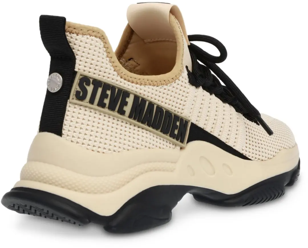 Steve Madden Mac-E Damestrainers 37 - Kaki/Zwart - afbeelding 6 van 6
