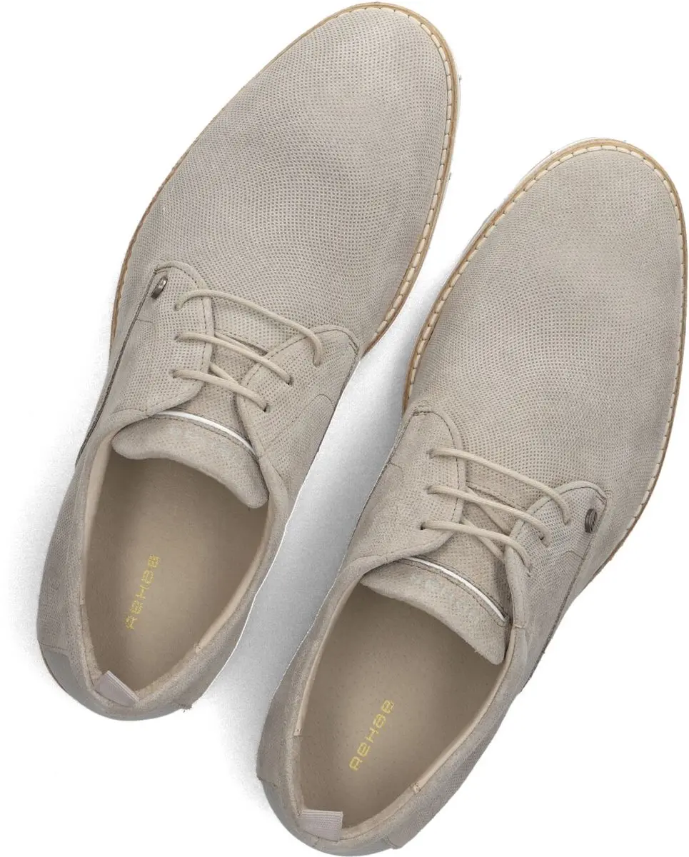 Rehab Pozato Weave Heren Veterschoenen - Beige 46