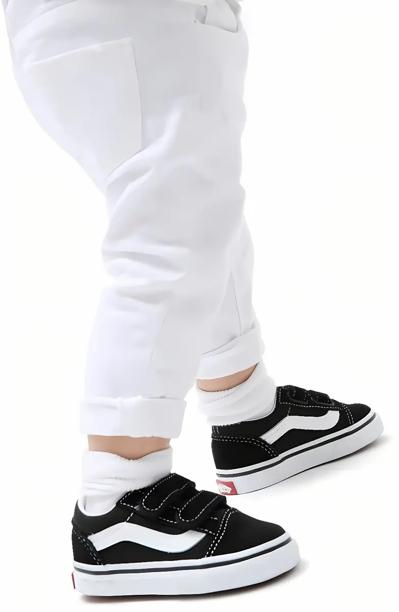 Vans Old Skool V Sneakers - Maat 18 - Zwart