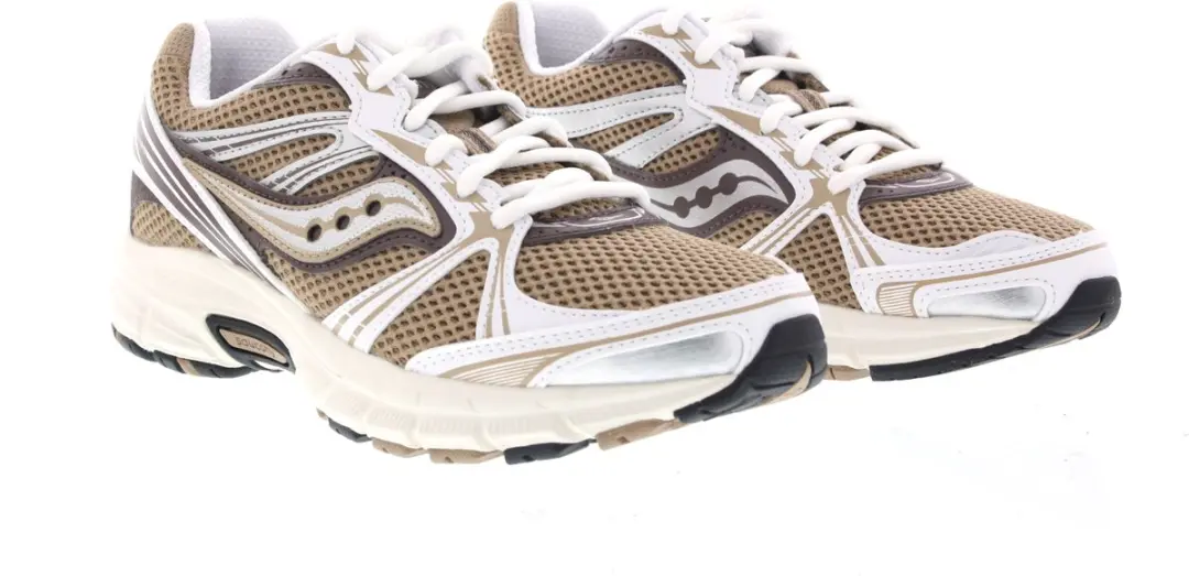 Dames Sneakers Saucony Saucony Grid Legacy Saddle/white Bruin