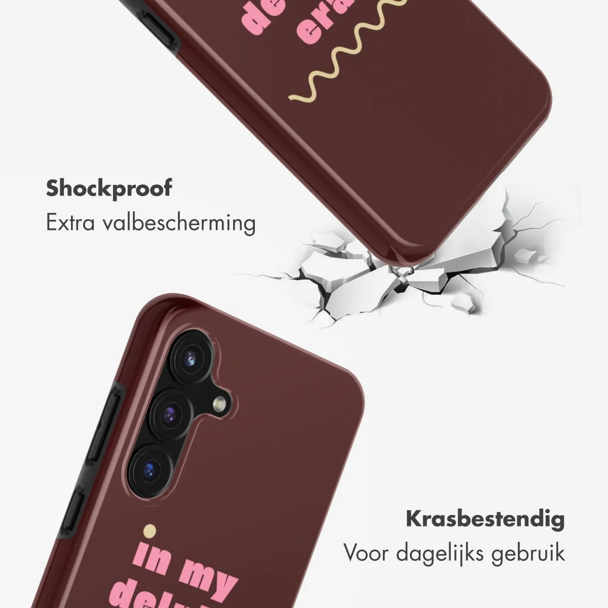 Selencia Hoesje Samsung Galaxy S25 FE - Delulu