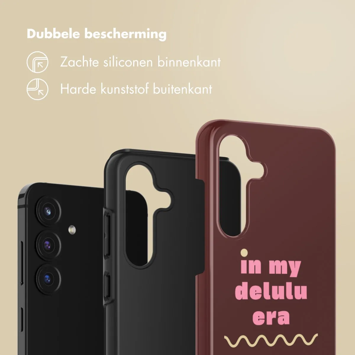 Selencia Hoesje Samsung Galaxy S25 FE - Delulu