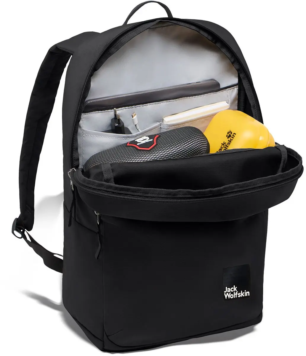 Jack Wolfskin Terraview 20 Rugzak 43cm - 20L - 15 inch - Zwart - afbeelding 4 van 6
