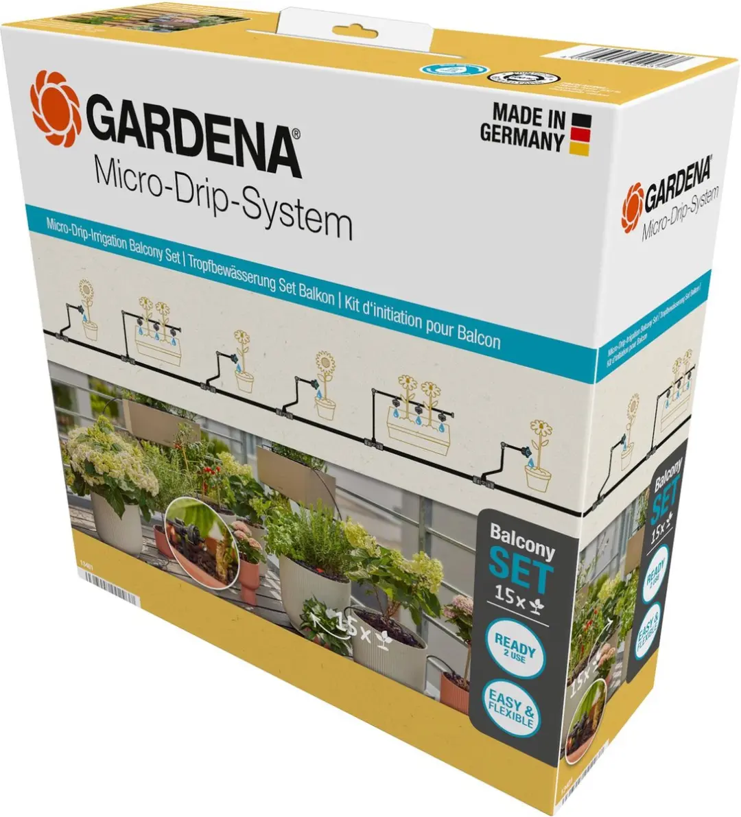Gardena Micro-Drip Complete Bevloeiingsset 13401-20 - 15 Planten - afbeelding 6 van 6