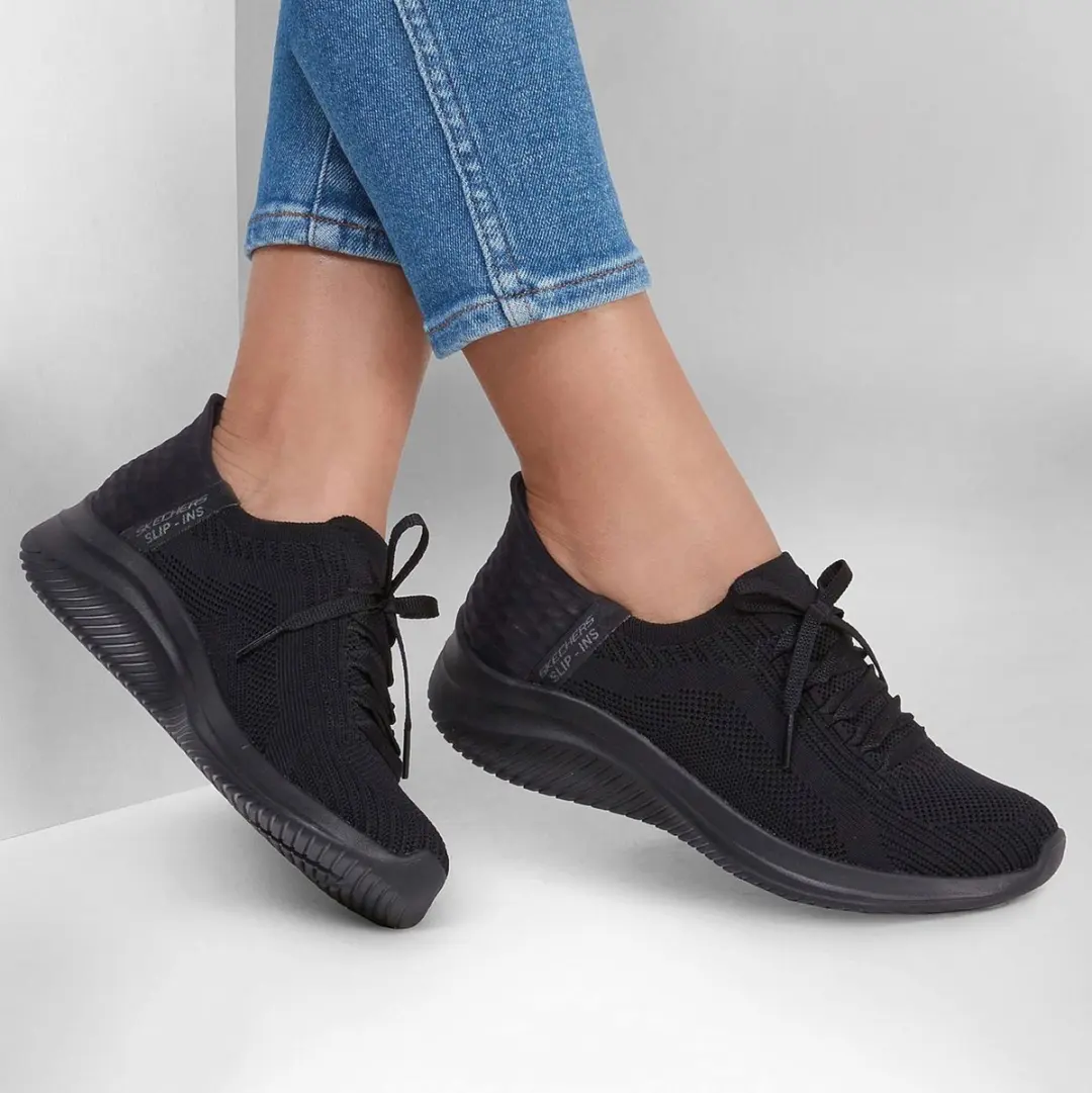 Skechers Ultra Flex 3.0 Dames Instappers - Zwart - afbeelding 6 van 6