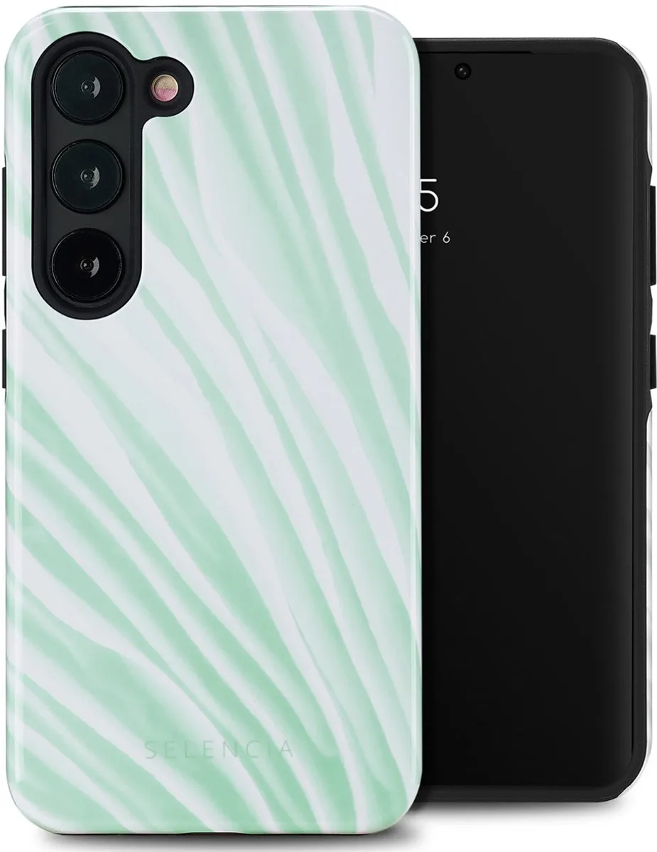 Selencia Hoesje Samsung Galaxy S23 Nature Grayed Jade