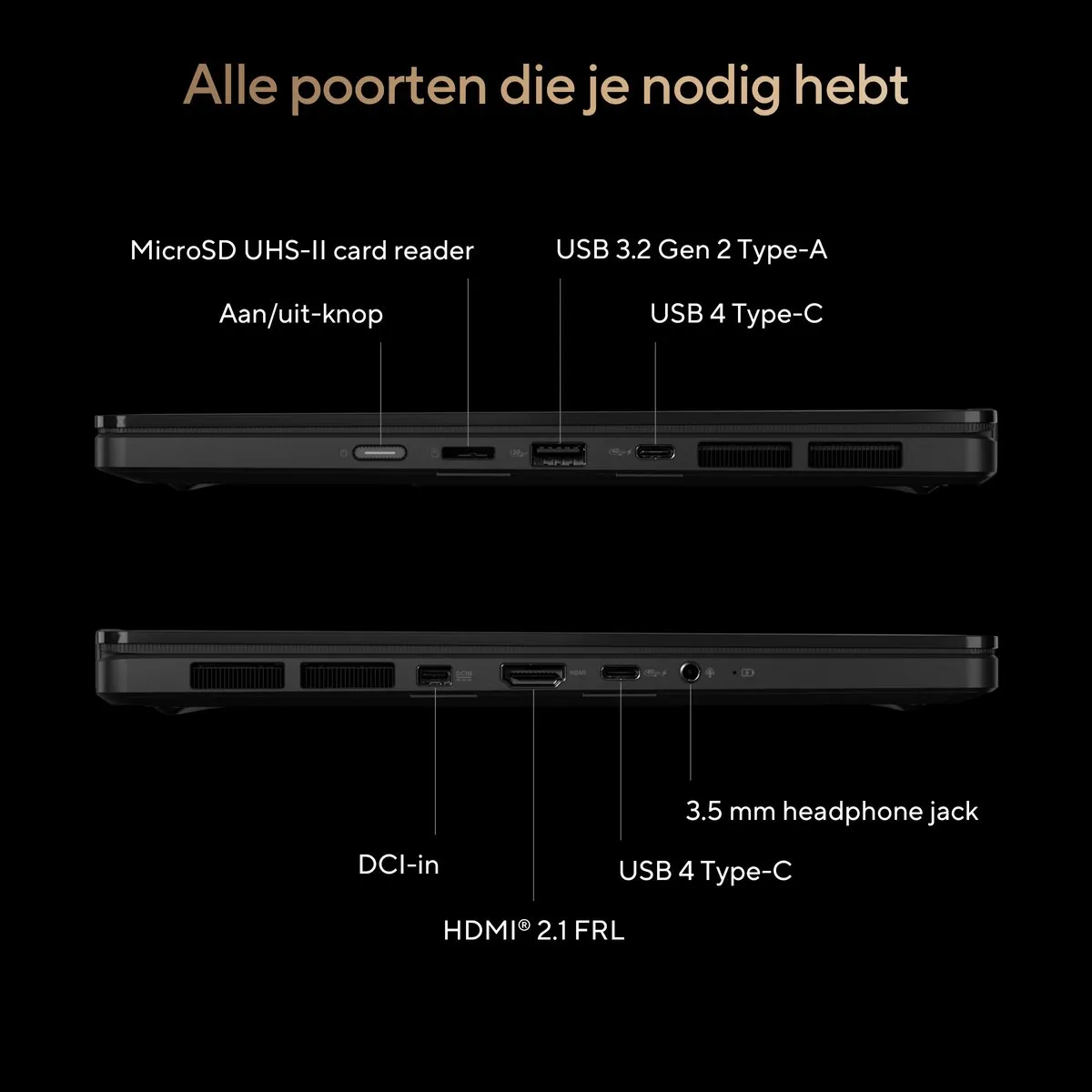 ASUS ProArt PX13 HN7306EA-LX004X Copilot+ Laptop - 64GB/1TB 3K OLED 13,3" - afbeelding 6 van 6