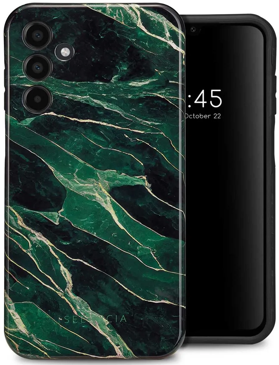 Selencia Hoesje Samsung Galaxy A15 Chic Marble Quartz