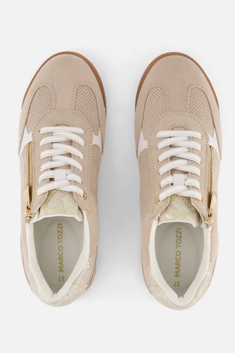Marco Tozzi 101241 Sneakers - Beige - Maat 41 - afbeelding 6 van 6