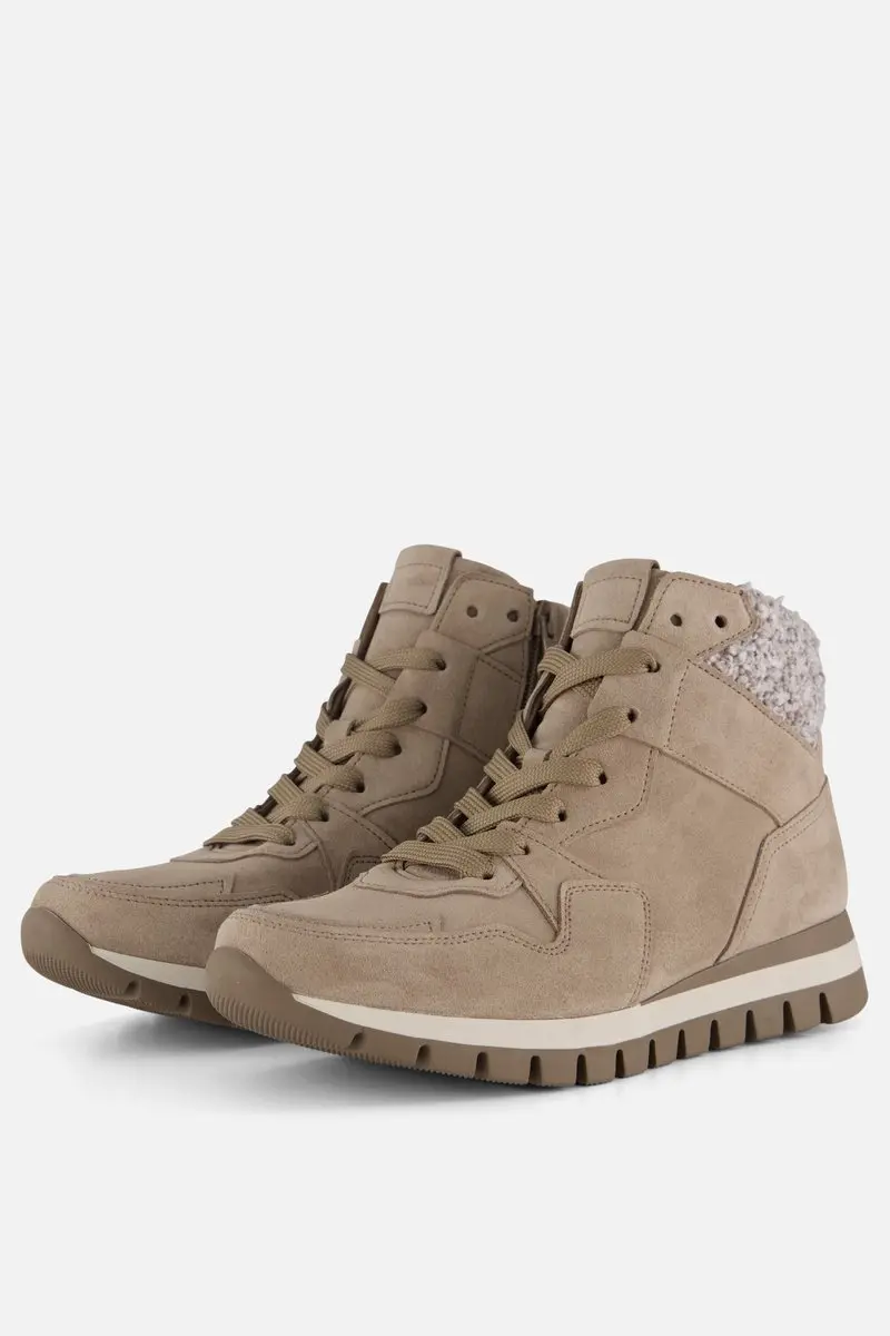 Gabor Veterboots beige Suede - Maat 6,5