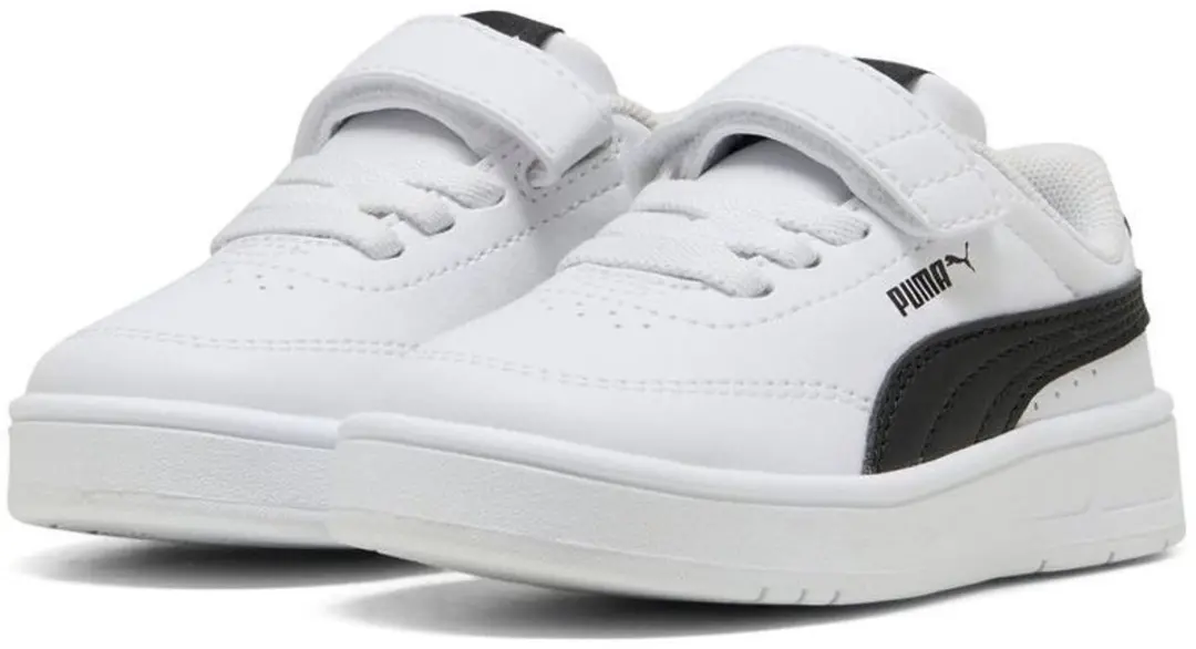 PUMA Court Classic Clean AC Sneakers Junior - 26 - Wit/Zwart