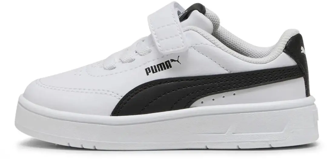 PUMA Court Classic Clean AC Sneakers Junior - 26 - Wit/Zwart