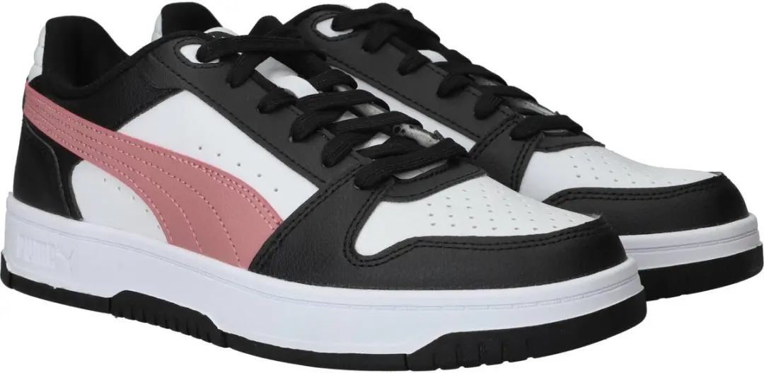 PUMA Rebound Slam Low Dames Sneakers - Wit Roze - Maat 37 - afbeelding 2 van 6
