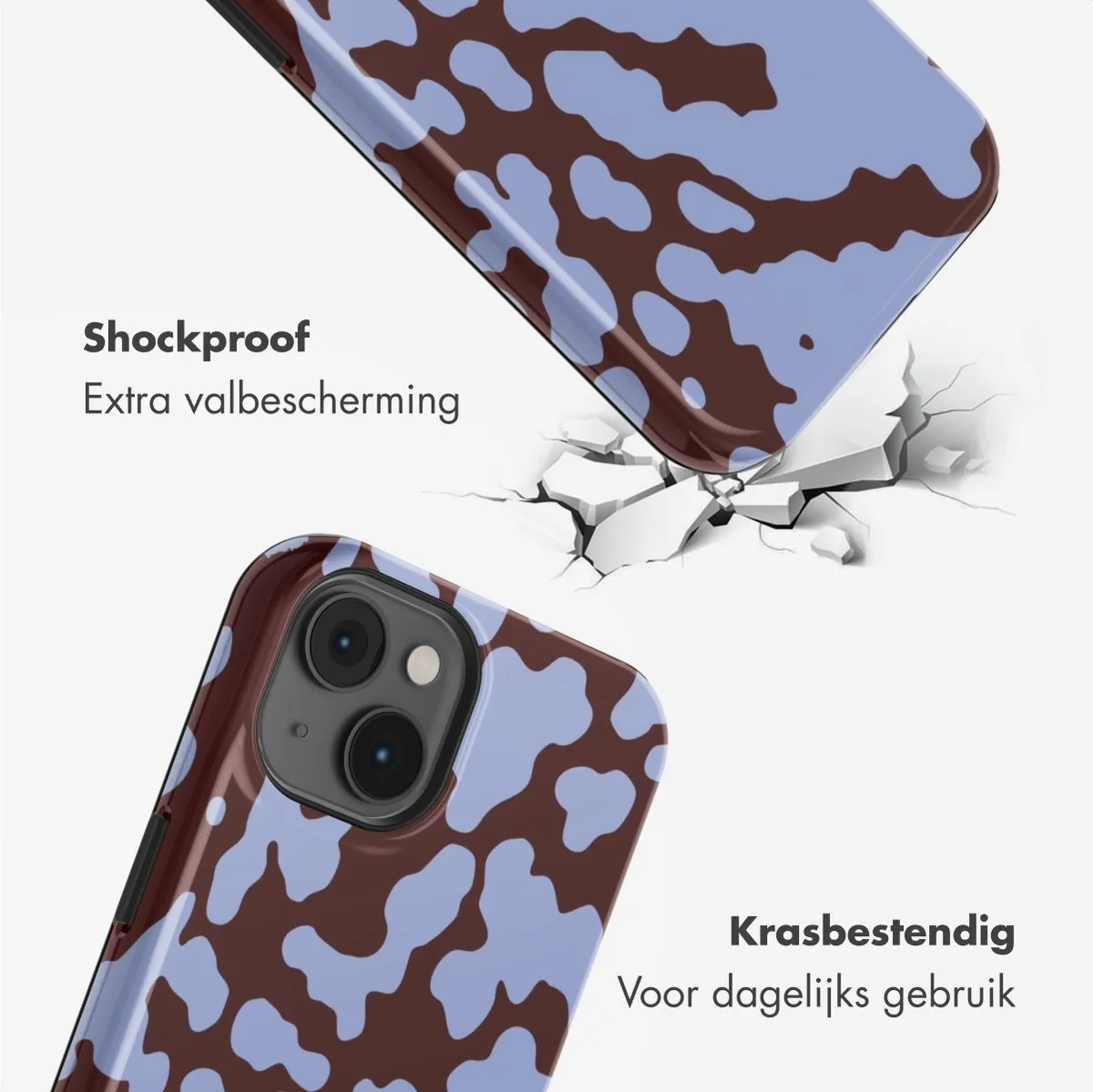 Selencia Hoesje iPhone 14 - MagSafe - Moo'd Lavender Glow