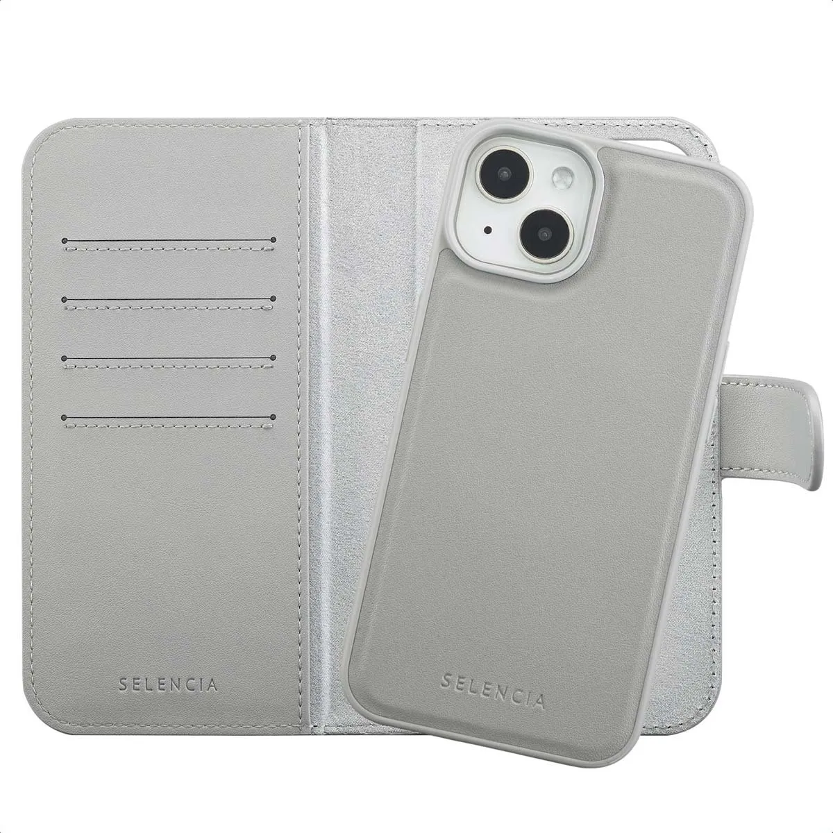 Selencia Hoesje iPhone 14/13 MagSafe Bookcase