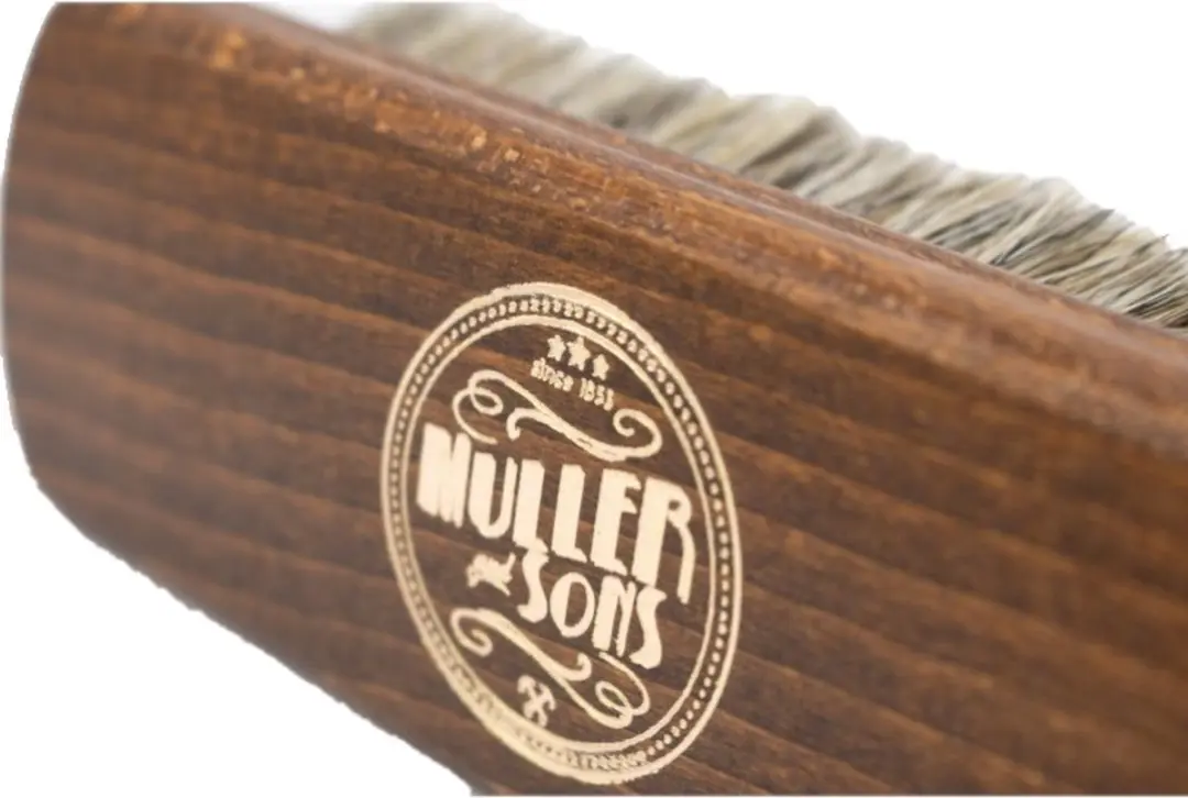 Collonil Muller and Sons Luxe Paardenhaar Onderhoudsborstel - Bruin - afbeelding 4 van 4