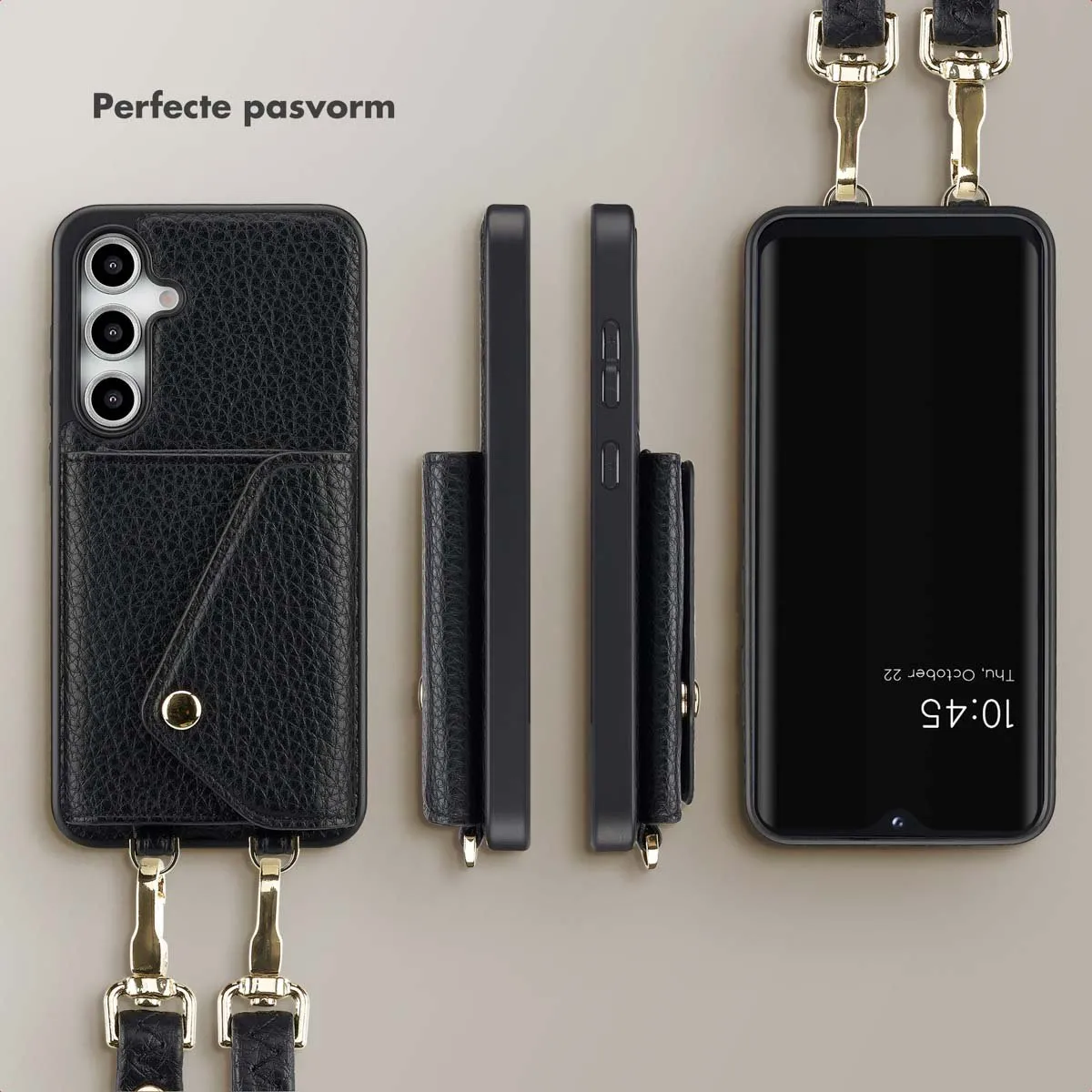 Selencia Koordhoes Samsung Galaxy S24 FE - Zwart - afbeelding 6 van 6