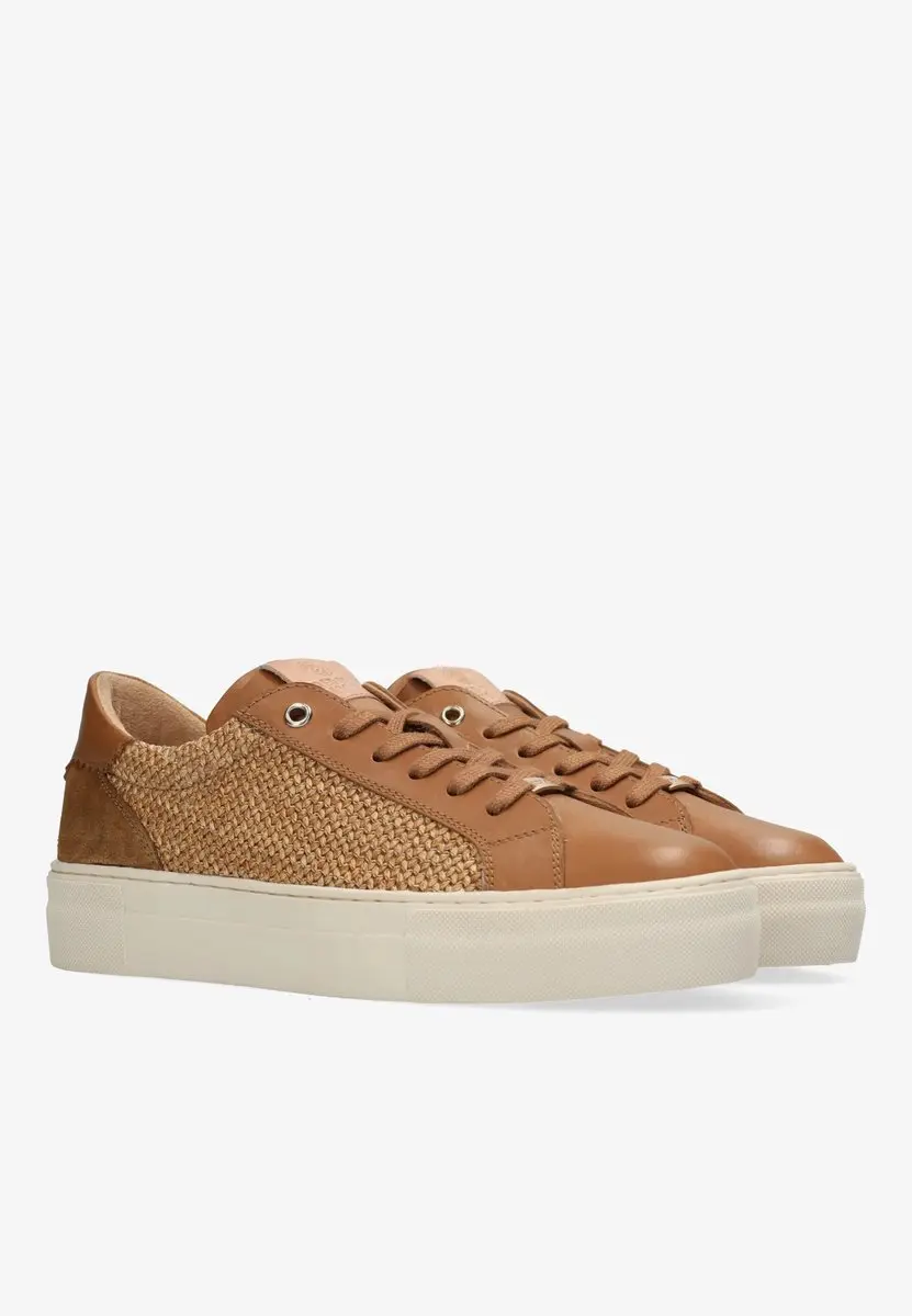 Fred de la Bretoniere STORM ISA Sneaker 37 - Cognac - afbeelding 4 van 6